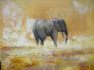 Voir le détail de cette oeuvre: Elephant solitaire